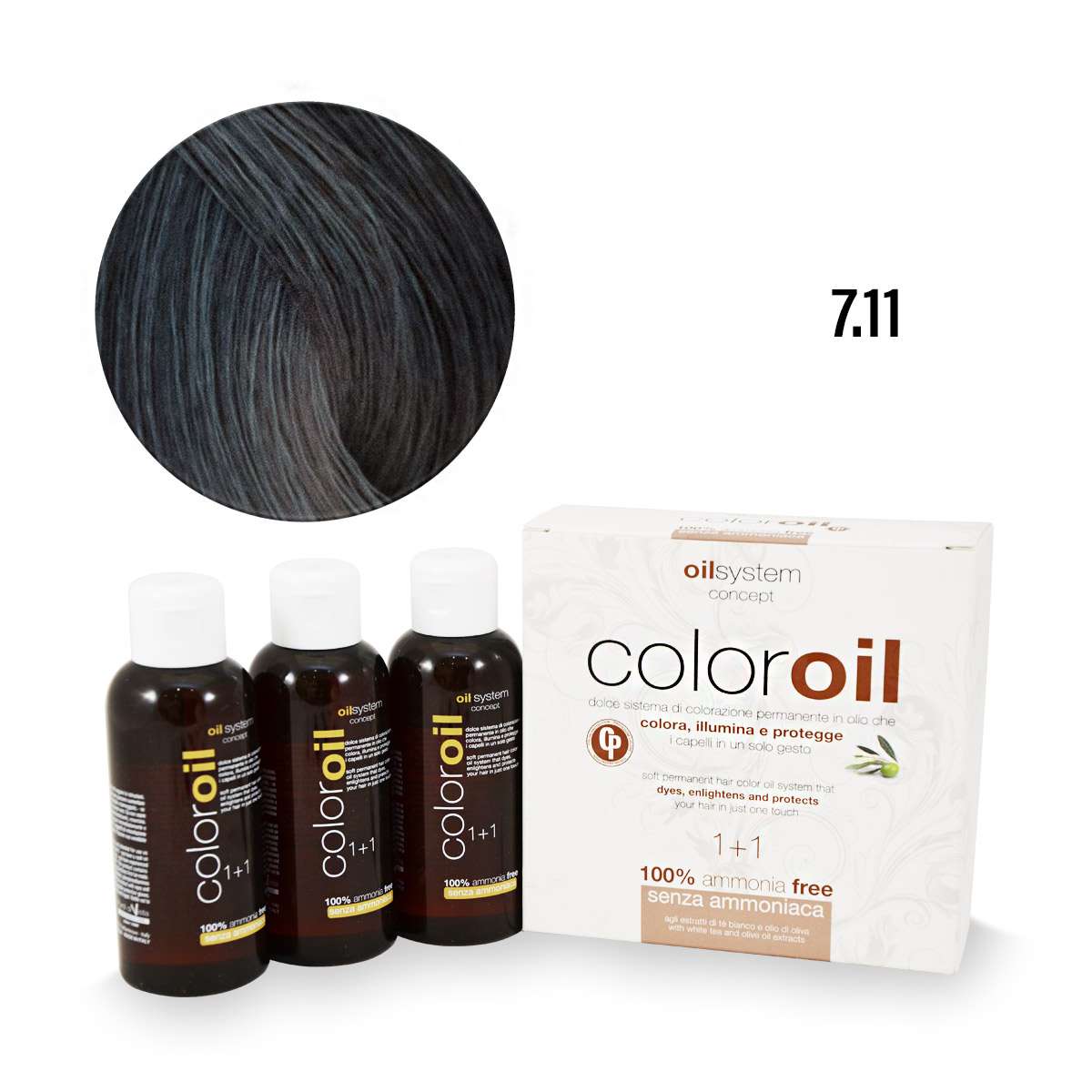 COLOR-OIL-N.7.11.jpg COLOR OIL ЛЕДЯНЫЕ ЦВЕТА Oil System без аммиака 125 мл — изображение 1