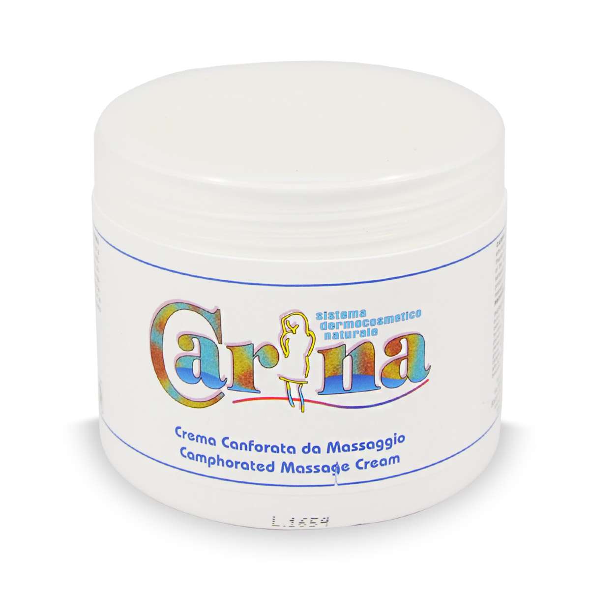 CREMA-CANFORATA-DIMAGRANTE.jpg КРЕМ С КАМФОРОЙ ДЛЯ ПОХУДЕНИЯ Carina 500 мл — изображение 1