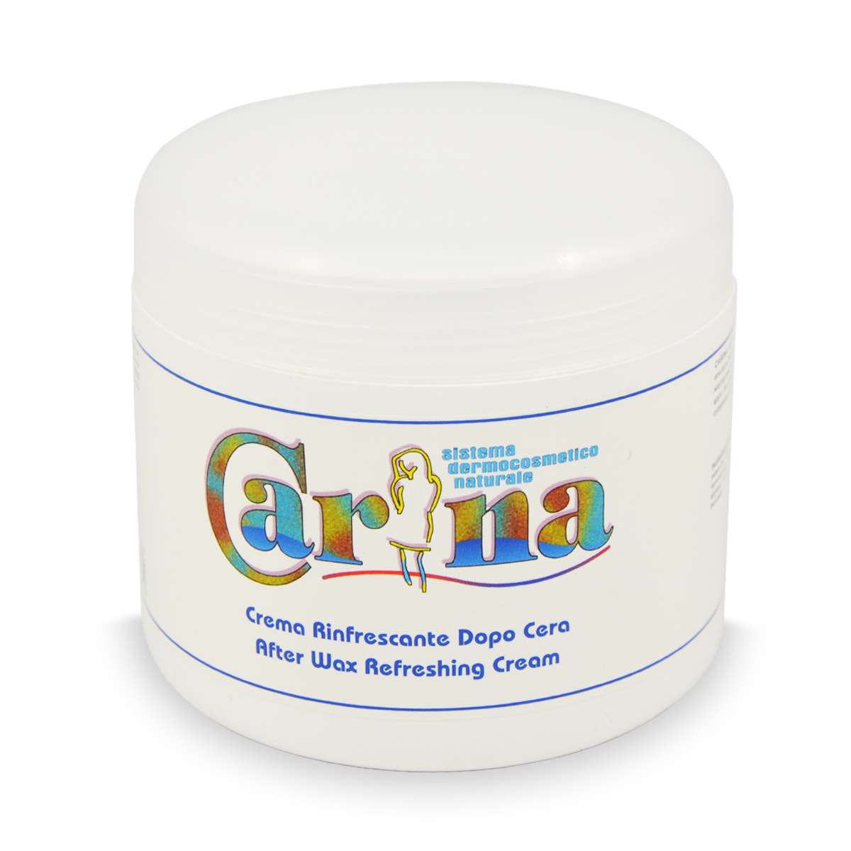 CREMA-RINFRESCANTE-DOPOCERA-CARINA.jpg ОСВЕЖАЮЩИЙ КРЕМ ПОСЛЕ ДЕПИЛЯЦИИ Carina 500 мл — изображение 1